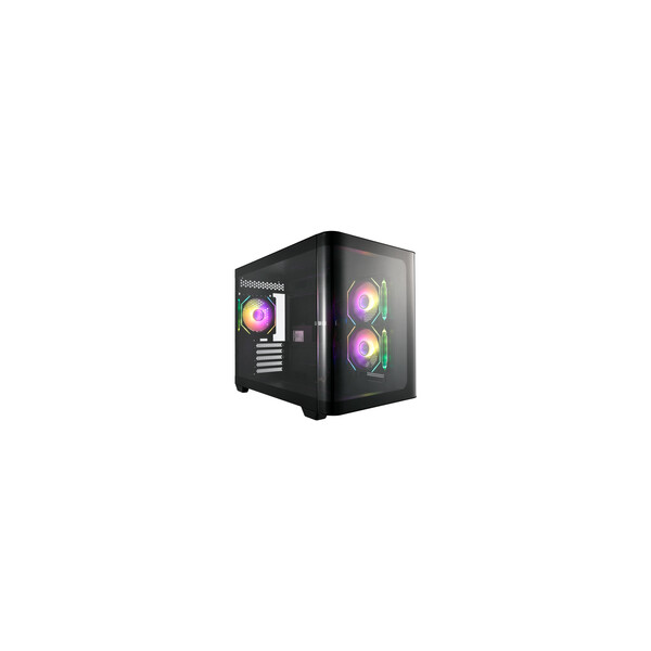 FSP Geh Mini S380 BA Micro-ATX/M-ITX/ARGB o.N. Black retail - Tower - ATX