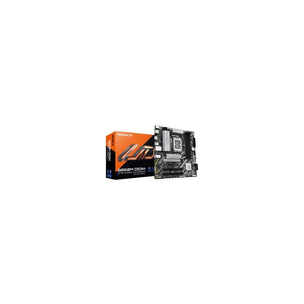 Gigabyte 1851 B860M DS3H -/2xM.2/2xDP/HDMI/AµATX - Mainboard - Intel Sockel 1851 (Core Ultra 100&200)