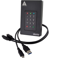 Apricorn Aegis Fortress L3, 2 TB, USB Typ-A auf USB...