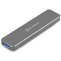 SilverStone MS09, SSD-Gehäuse, M.2, SATA, USB...