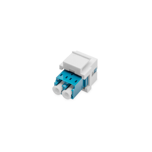 DIGITUS LWL-LC/LC-Duplex-Kupplung, Singlemode, Keystone-Modul