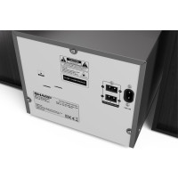 Sharp XL-B512(BK), Heim-Audio-Mikrosystem, Schwarz, 1 Disks, Vorderseite, 45 W, Bananenstecker