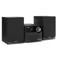 Sharp XL-B512(BK), Heim-Audio-Mikrosystem, Schwarz, 1...