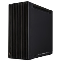 ASUS ProArt PA602 Wood Edition – Metal Panel, Midi Tower, PC, Schwarz, ATX, DTX, EATX, micro ATX, Mini-DTX, Mini-ITX, Heimbüro, 19 cm