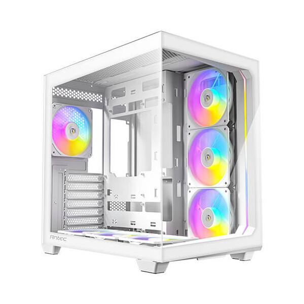 Antec C5, Midi Tower, PC, Weiß, ATX, ITX, micro ATX, Glas, Kunststoff, Stahl, 3x 120 mm