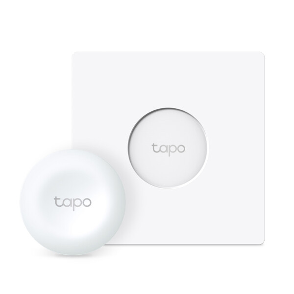 TP-LINK Tapo S200D, Intelligenter dimmer, Extern, Tasten, Drehregler, Weiß, 886 - 922 MHz, Akku