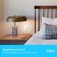 TP-LINK Tapo S200D, Intelligenter dimmer, Extern, Tasten, Drehregler, Weiß, 886 - 922 MHz, Akku