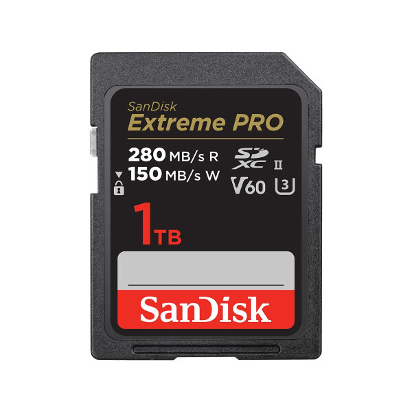 SanDisk SDSDXEP-1T00-GN4IN, 1 TB, SDXC, Klasse 10, UHS-II, 280 MB/s, 150 MB/s