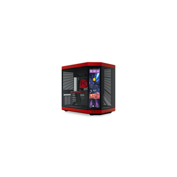 HYTE Y70 Midi Tower Touch Infinite - Black Cherry - Midi/Minitower - ATX