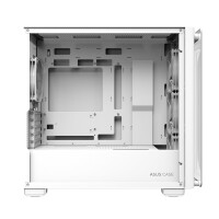 ASUS A23 PLUS TG ARGB WHITE, PC, Weiß, micro ATX, Mini-ITX, Multi, 16,5 cm, 38 cm