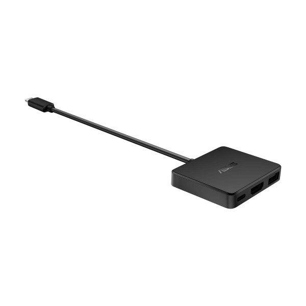 ASUS USB-C Mini Dock, Kabelgebunden, USB 3.2 Gen 2 (3.1 Gen 2) Type-C, 100 W, Schwarz, 10 Gbit/s, 4K Ultra HD