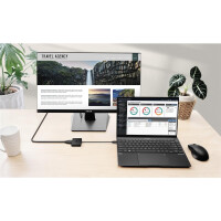 ASUS USB-C Mini Dock, Kabelgebunden, USB 3.2 Gen 2 (3.1 Gen 2) Type-C, 100 W, Schwarz, 10 Gbit/s, 4K Ultra HD