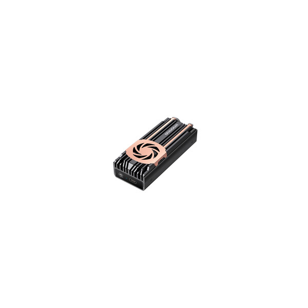GrauGear externes Gehäuse M.2NVMe SSD PCIe4.0 40Gbit - Gehäuse - Lüfter