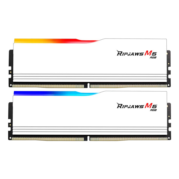 G.Skill Ripjaws M5 RGB F5-5600J3036D32GX2-RM5RW, 64 GB, 2 x 32 GB, DDR5, 5600 MHz, 288-pin DIMM