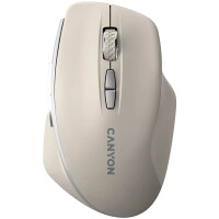 Canyon pel MW-21 BlueLED 7buttons Wireless Cosmic Latte,...