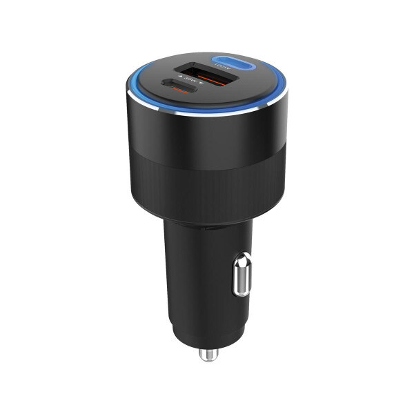 SANDBERG Car Charger 3in1 130W USB-C PD, Auto, Zigarettenanzünder, 20 V, Schwarz