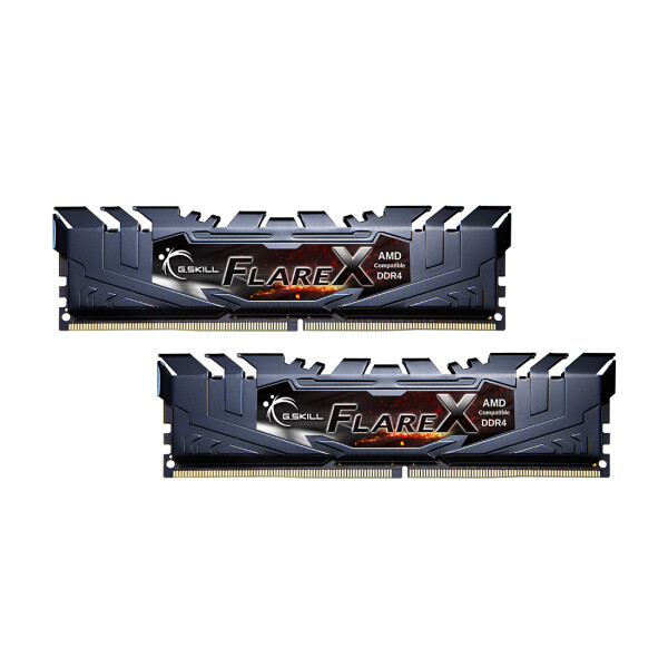 G.Skill Flare X (for AMD) F4-3200C16D-32GFX, 32 GB, 2 x 16 GB, DDR4, 3200 MHz, 288-pin DIMM