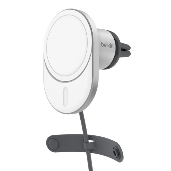 Belkin BoostCharge Pro, Auto, USB, Kabelloses Aufladen, 1,5 m, Silber, Weiß
