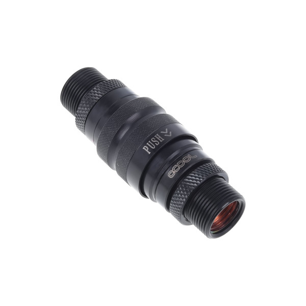 Alphacool 17368, Schwarz, Anpassungssatz, Flüssigkeit, Messing, 1/4 Zoll, 64,6 mm