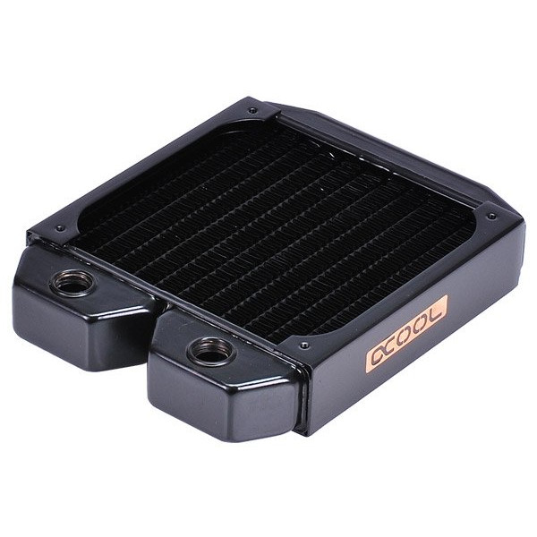 Alphacool NexXxoS ST30, Kühlkörper, Messing, Kupfer, Stahl, Schwarz, 12 cm, 124 mm, 157 mm