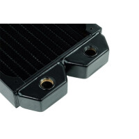 Alphacool NexXxoS ST30, Kühlkörper, Messing, Kupfer, Stahl, Schwarz, 12 cm, 124 mm, 157 mm