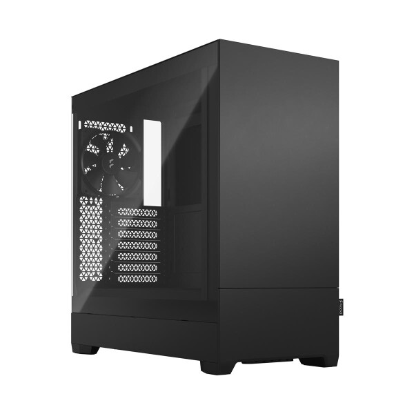 Fractal Design Pop Silent, Tower, PC, Schwarz, ATX, micro ATX, Mini-ITX, Stahl, Gehärtetes Glas, 17 cm
