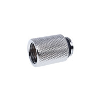 Alphacool 17257, Nickel, Silber, Männlich/Weiblich, 1/4 Zoll, 18 mm, 20 mm, 18 mm