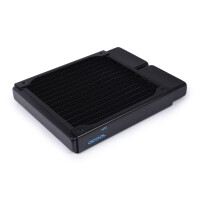 Alphacool 14435, Radiator, Messing, Kupfer, Edelstahl, Schwarz, 1/4", 0,8 bar, 120 mm
