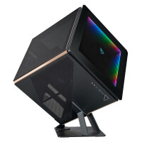 AZZA Regis, Cube, PC, Schwarz, Gold, Grau, ATX, micro...