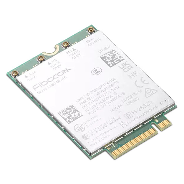 Lenovo 4XC1K20994, Eingebaut, Kabellos, M.2, WWAN, 1000 Mbit/s