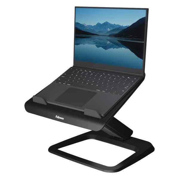 Fellowes Hana LT Laptop Support Black, Laptop-Ständer, Schwarz, Acrylnitril-Butadien-Styrol (ABS), 48,3 cm (19"), 4,5 kg, 342 mm