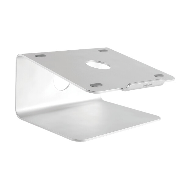 LogiLink AA0104, Laptop-Ständer, Silber, Aluminium, 27,9 cm (11"), 43,2 cm (17"), 360°