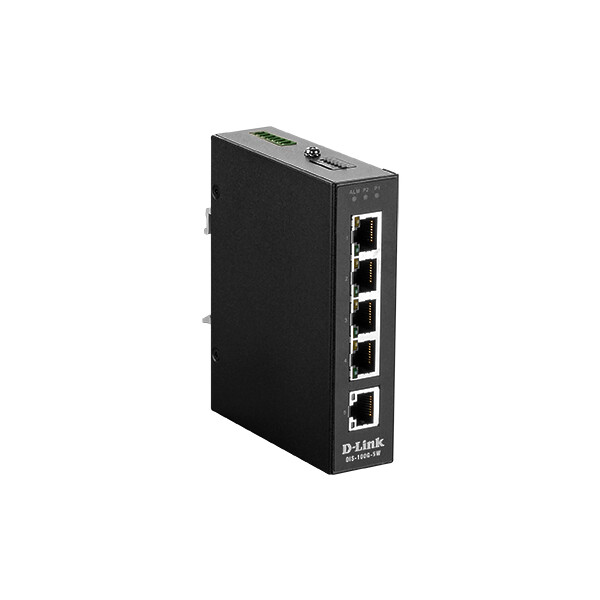 D-Link DIS-100G-5W, Unmanaged, L2, Gigabit Ethernet (10/100/1000), Vollduplex, Wandmontage