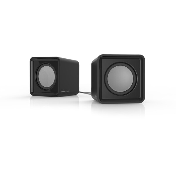 SPEEDLINK SL-810004-BK, 1-Weg, 2.0 Kanäle, Kabelgebunden, 5 W, 50 - 20000 Hz, Schwarz