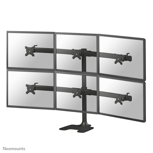 Neomounts Monitor-Tischhalterung, Freistehend/Grommet, 8 kg, 25,4 cm (10"), 68,6 cm (27"), 100 x 100 mm, Schwarz