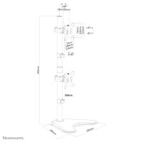 Neomounts Monitor-Tischhalterung, Freistehend, 6 kg, 25,4...