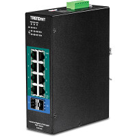 TRENDnet TI-PG102I, Managed, L2, Gigabit Ethernet (10/100/1000), Vollduplex, Power over Ethernet (PoE)