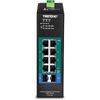 TRENDnet TI-PG102I, Managed, L2, Gigabit Ethernet (10/100/1000), Vollduplex, Power over Ethernet (PoE)