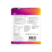Silicon Power Armor A80, 2 TB, 2.5", 3.2 Gen 1 (3.1 Gen 1), Blau