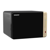 QNAP TS-664, NAS, Tower, Intel® Celeron®, N5095, 24 TB, Schwarz, Bronze