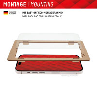 E.V.I. Displex Panzerglas (10H, 2D) für Xiaomi Redmi Note 13 5G/13 Pro 5G, Eco-Montagerahmen, kratzer-resistent, Xiaomi, Xiaomi Redmi Note 13 5G/13 Pro 5G, Trockene Anwendung, Schmutzabweisend, Kratzresistent, Schockresistent, Stoßfest, Transparent, 1 Stü