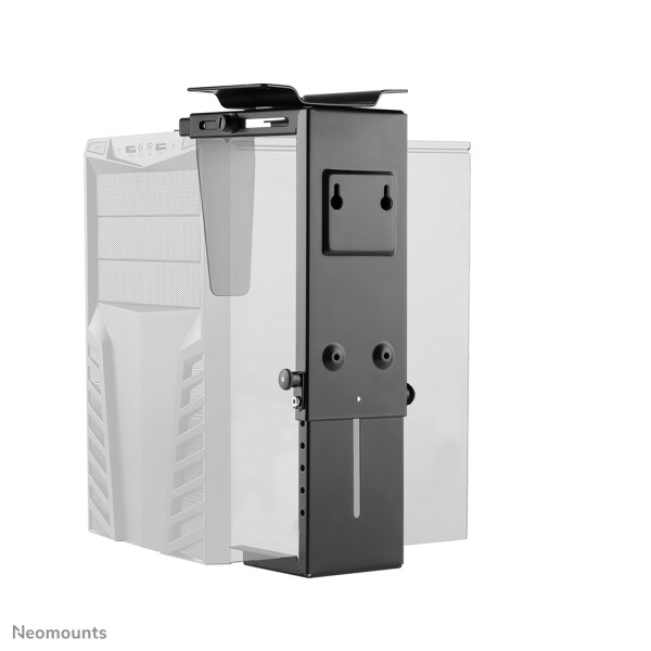 Neomounts PC-Halter, Tischmontierte CPU-Halterung, Tower, 10 kg, Schwarz, Stahl, 360°