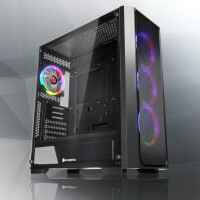 RAIJINTEK PONOS MS4, Midi Tower, PC, Schwarz, ATX, EEB,...
