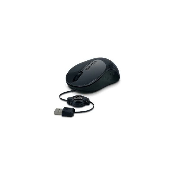 SPEEDLINK Beenie, Beidhändig, USB Typ-A, 1200 DPI, Schwarz