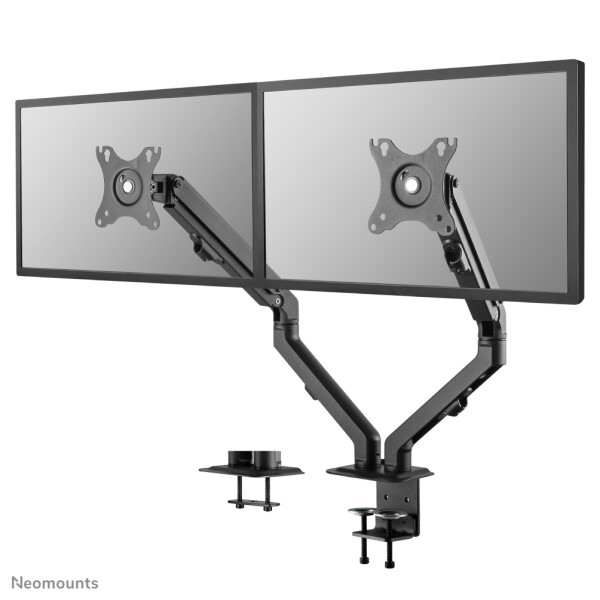 Neomounts Monitor-Tischhalterung, Klemme/Durchführung, 7 kg, 43,2 cm (17"), 68,6 cm (27"), 100 x 100 mm, Schwarz
