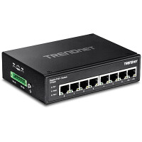 TRENDnet TI-PG80, Unmanaged, L2, Gigabit Ethernet (10/100/1000), Vollduplex, Power over Ethernet (PoE), Wandmontage