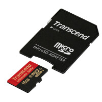 Transcend 16GB microSDHC Class 10 UHS-I (Ultimate), 16...