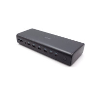 i-tec Universal 6x 4K/60Hz Display Docking Station + Power Delivery 140W, Kabelgebunden, USB 3.2 Gen 1 (3.1 Gen 1) Type-C, 140 W, 3,5 mm, 10,100,1000,2500 Mbit/s, Schwarz