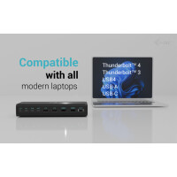 i-tec Universal 6x 4K/60Hz Display Docking Station + Power Delivery 140W, Kabelgebunden, USB 3.2 Gen 1 (3.1 Gen 1) Type-C, 140 W, 3,5 mm, 10,100,1000,2500 Mbit/s, Schwarz