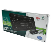 Logitech LGT-MK120-US, Kabelgebunden, USB, Mechanischer...